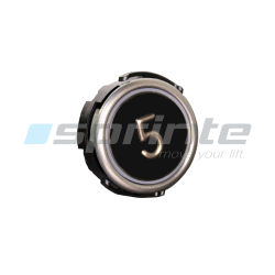 Bouton RT42 IX WG anti-vandale Classe I led bleue 1 contact «5»