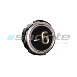 Push button RT42 IX WG anti-vandal Class I led blue 1 contact «-6»