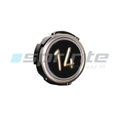 Push button RT42 IX WG anti-vandal Class I led blue 1 contact «14»