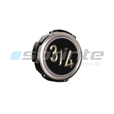 Bouton RT42 IX WG anti-vandale Classe I led bleue 1 contact «3/4»