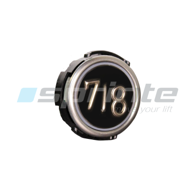 Bouton RT42 IX WG anti-vandale Classe I led bleue 1 contact «7/8»