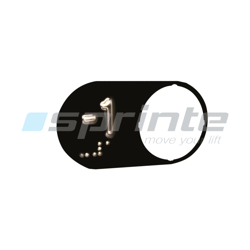 Braille plate «-1»