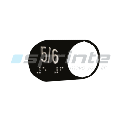 Braille plate «5/6»