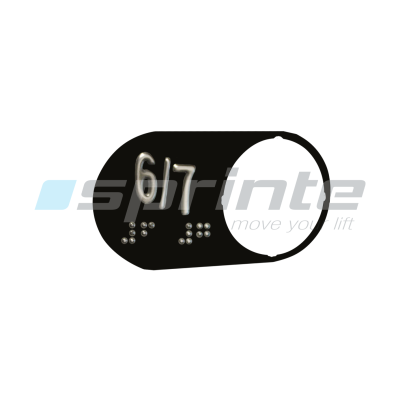Plaquette braille «6/7»