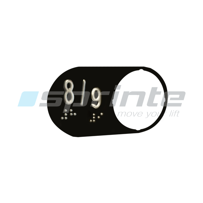 Plaquette braille «8/9»