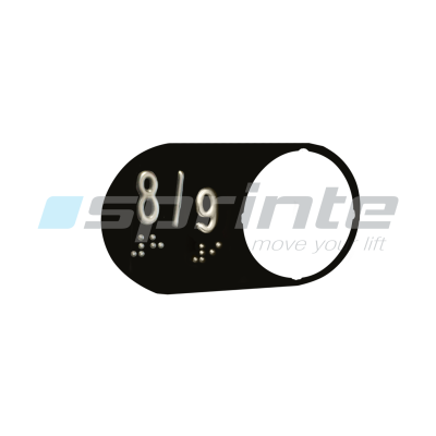 Plaquette braille «8/9»