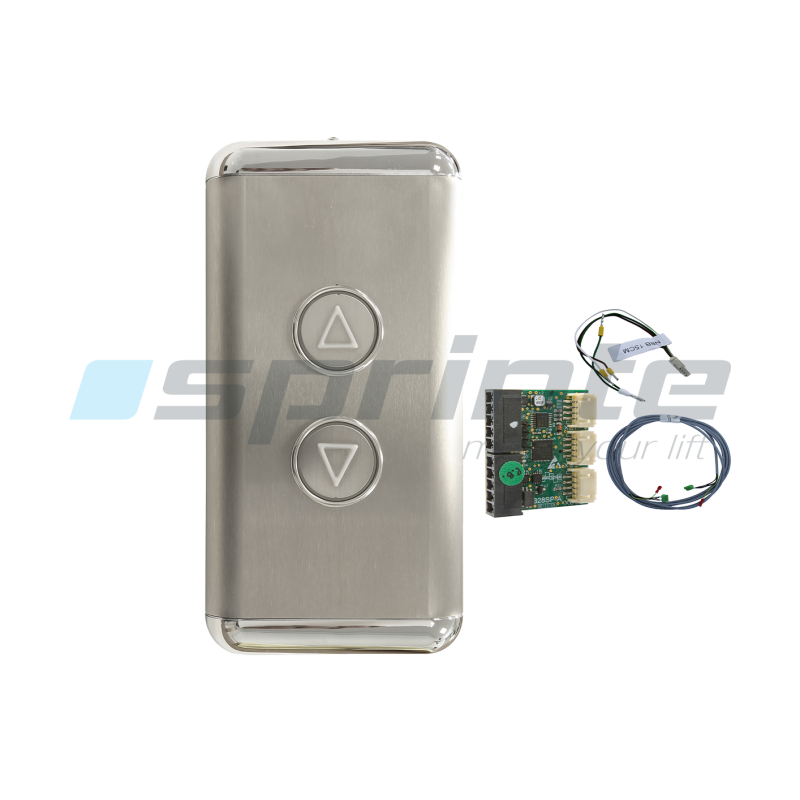 Surface mounted 100x200 2 buttons + 428SP TETRA