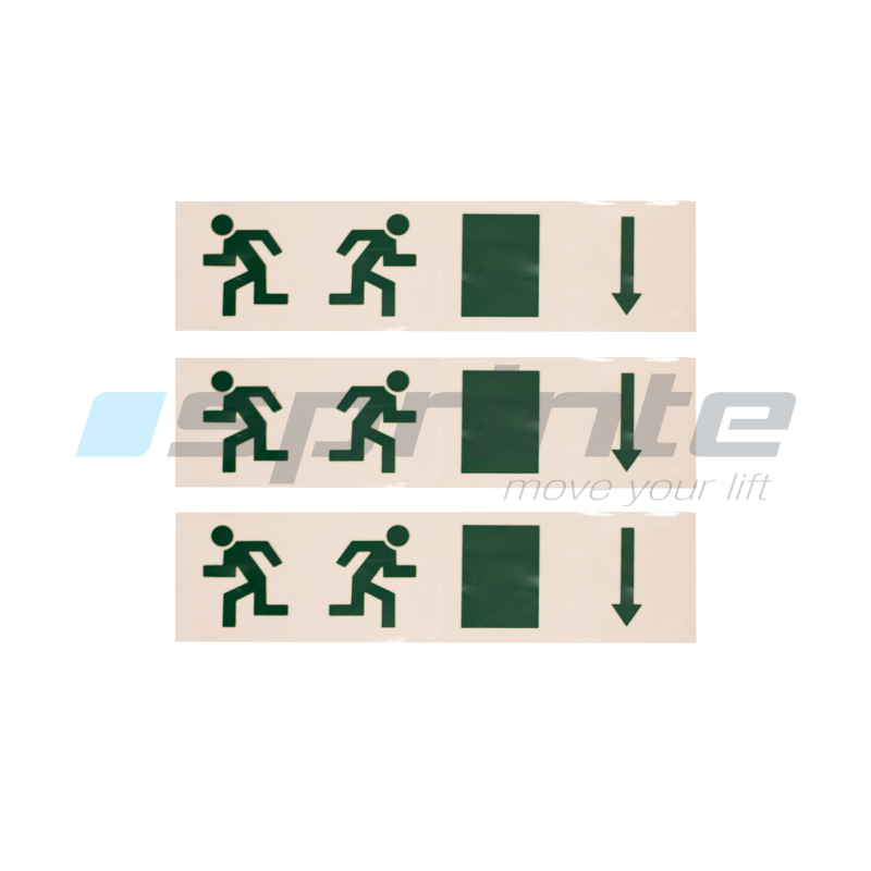 Bloc 3 éclairages secours en machinerie