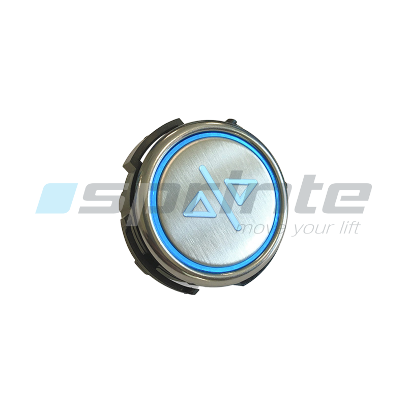 Push button RT42-S IX WG anti-vandal Class I led blue 1 contact «Doors open»