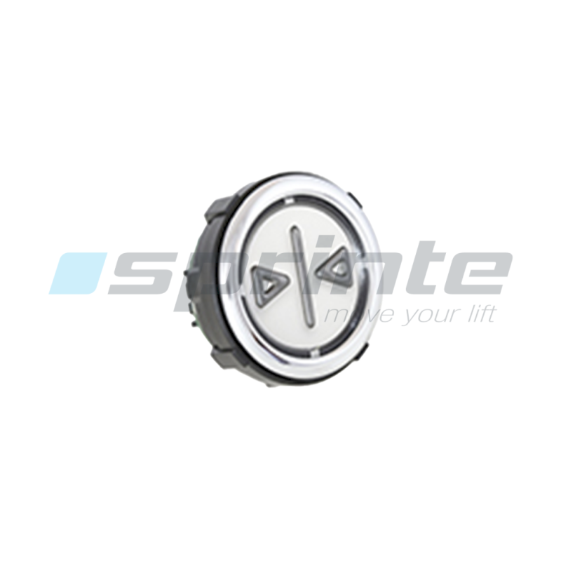 Push button VB42 XI anti-vandal Class II led blue 2 contacts «Doors close»