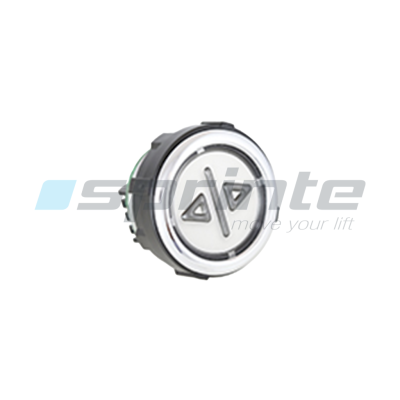 Bouton VB42 XI anti-vandale Classe II led bleue 2 contacts «Ouverture des portes»