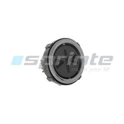 Push button VB42 XI black anti-vandal Class II led blue 2 contacts «Doors close»