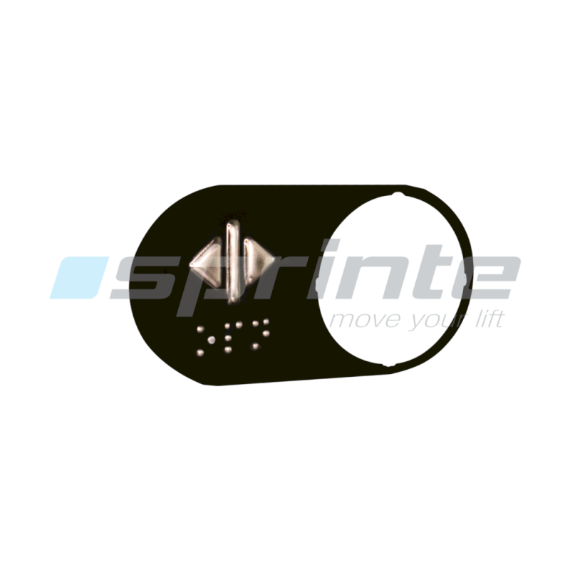 Plaquette braille «Ouverture porte»